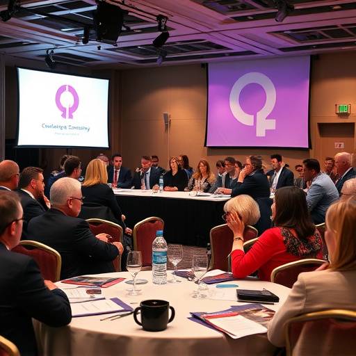 Persone che partecipano a una conferenza sulla parit&agrave; di genere