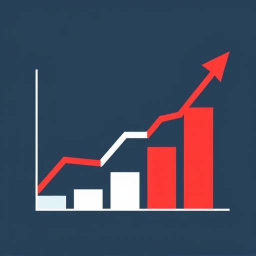 Un grafico che mostra l'andamento positivo del PIL italiano con una freccia verso l'alto